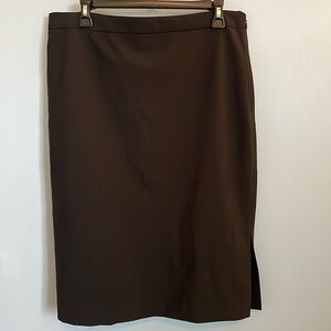 BANANA REPUBLIC Essential Stretch Wool blend Pencil Skirt NWT classic side zip